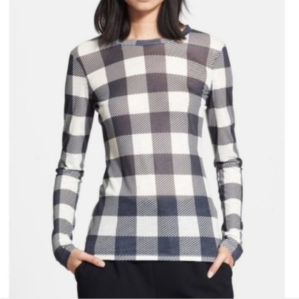 Rag & Bone Sheer Checkered Shirt